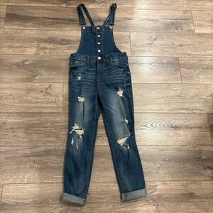 Aeropostale Blue Denim Overalls